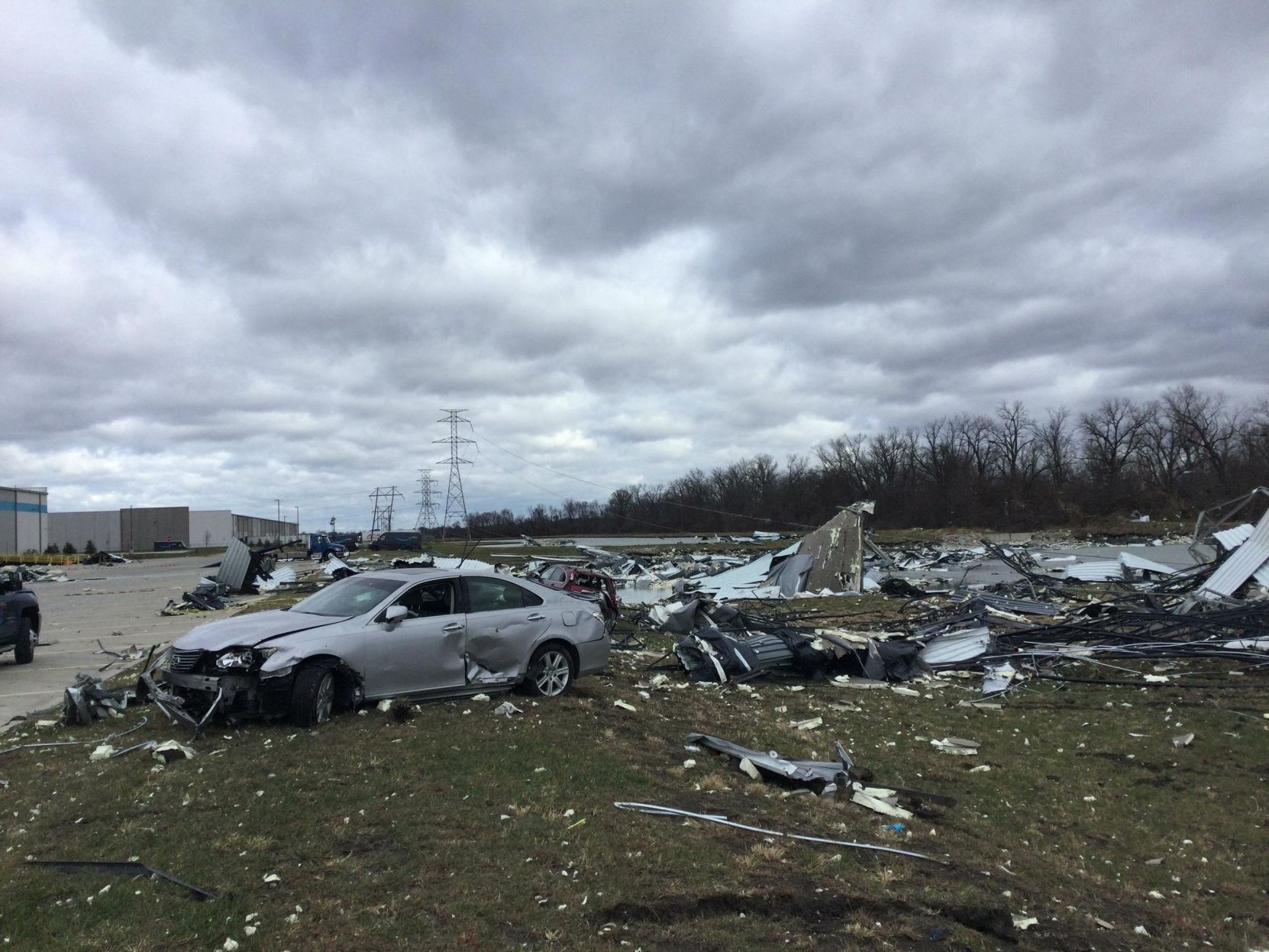 Amazon tornado damage assessment photos